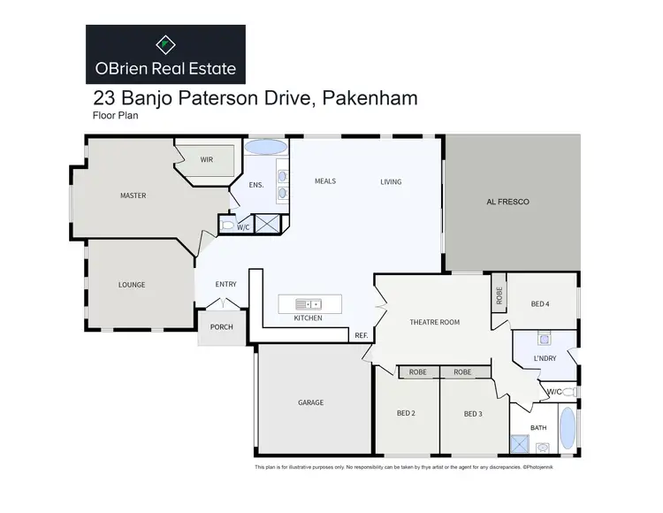 Floorplan of Homely house listing, 23 Banjo Paterson Drive, Pakenham VIC 3810