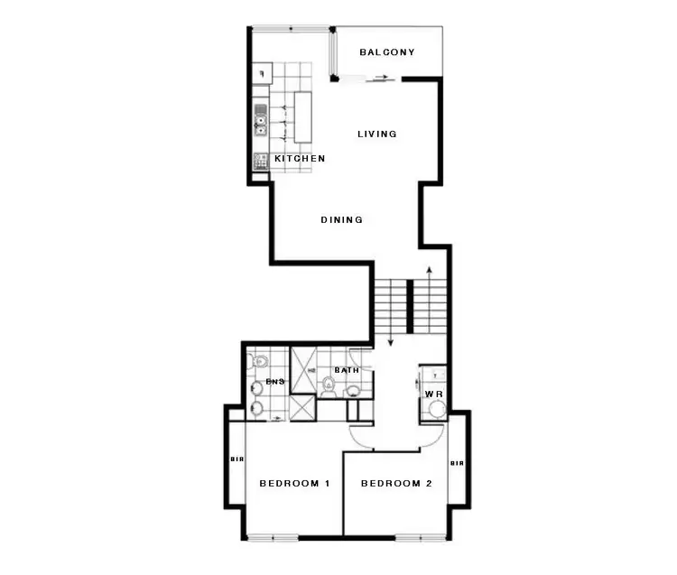 Floorplan of Homely apartment listing, 5/3 Gordon Street, City ACT 2601