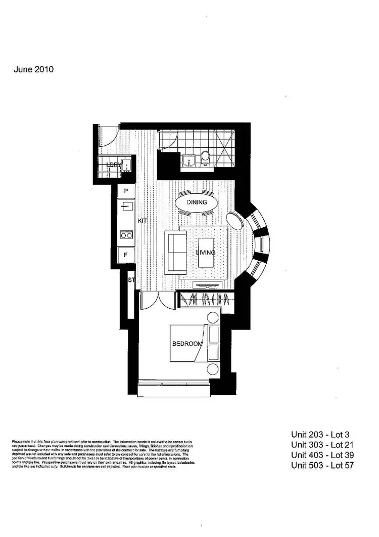 Floorplan of Homely apartment listing, 503/9-15 Bayswater Road, Potts Point NSW 2011