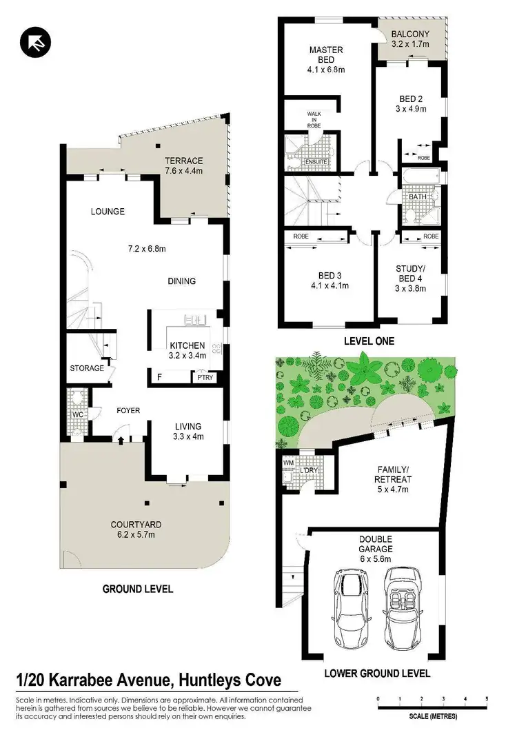 Floorplan of Homely house listing, 1/20 Karrabee Avenue, Huntleys Cove NSW 2111