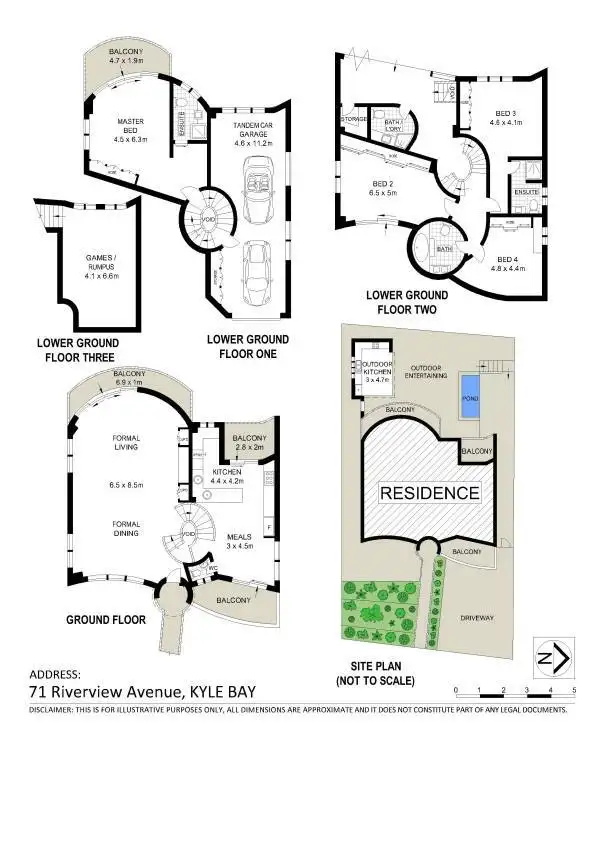 Floorplan of Homely house listing, 71 Riverview Avenue, Kyle Bay NSW 2221