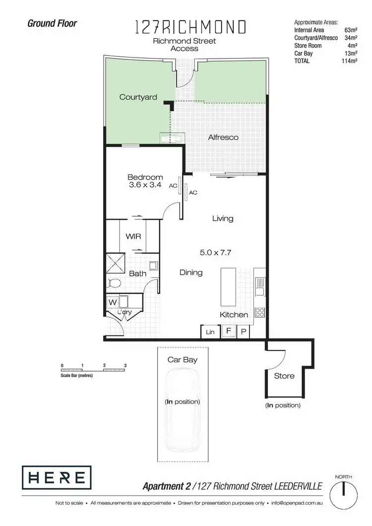 Floorplan of Homely apartment listing, 8/127 Richmond Street, Leederville WA 6007