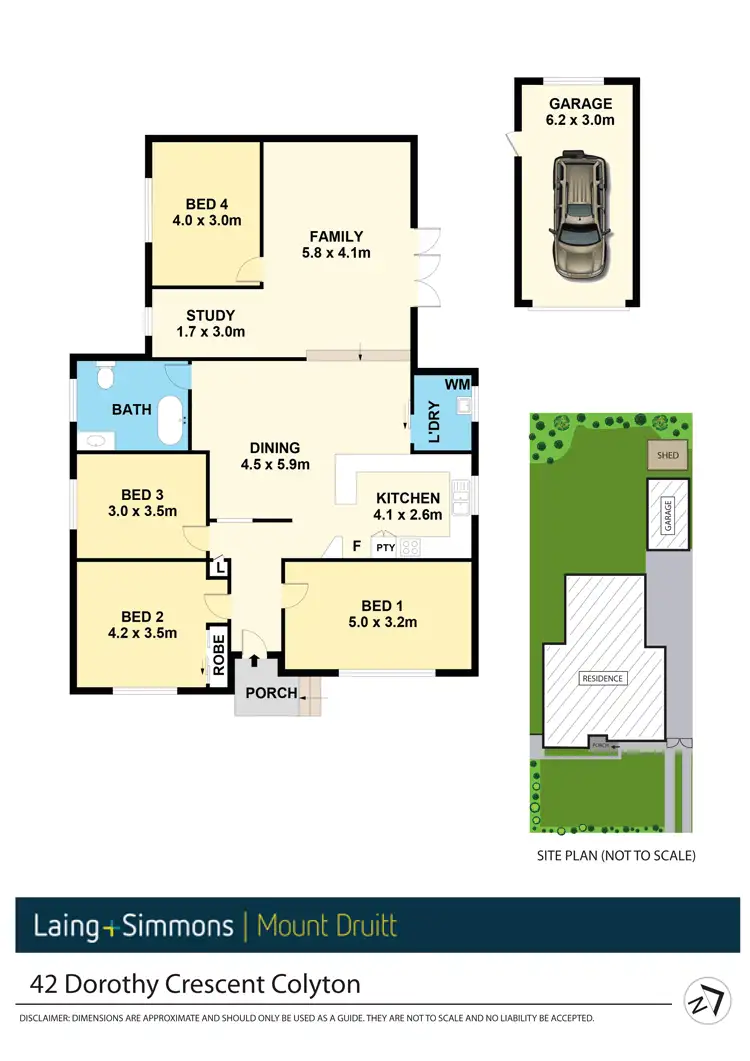 Floorplan of Homely house listing, 42 Dorothy Crescent, Colyton NSW 2760
