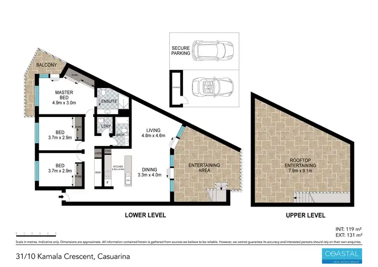 Floorplan of Homely apartment listing, 31/2-10 Kamala Crescent, Casuarina NSW 2487