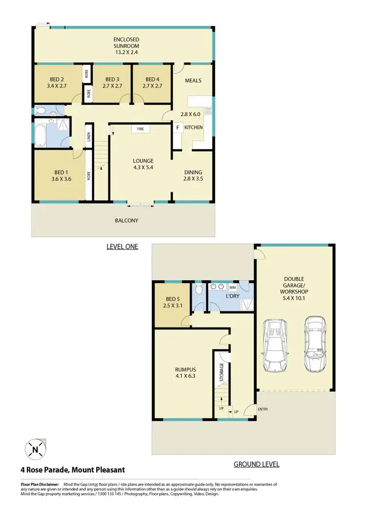 Floorplan of Homely house listing, 4 Rose Parade, Mount Pleasant NSW 2519