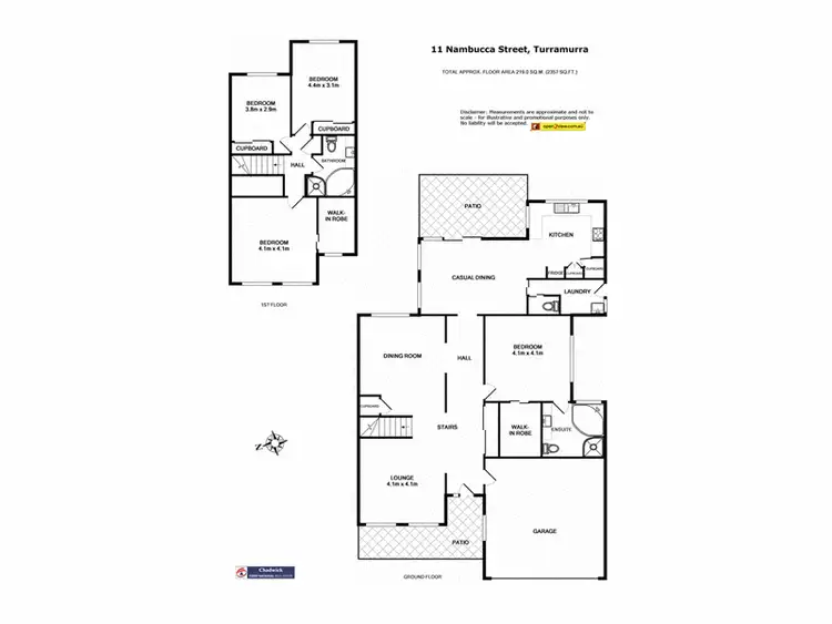 Floorplan of Homely semi-detached listing, 11 Nambucca Street, Turramurra NSW 2074