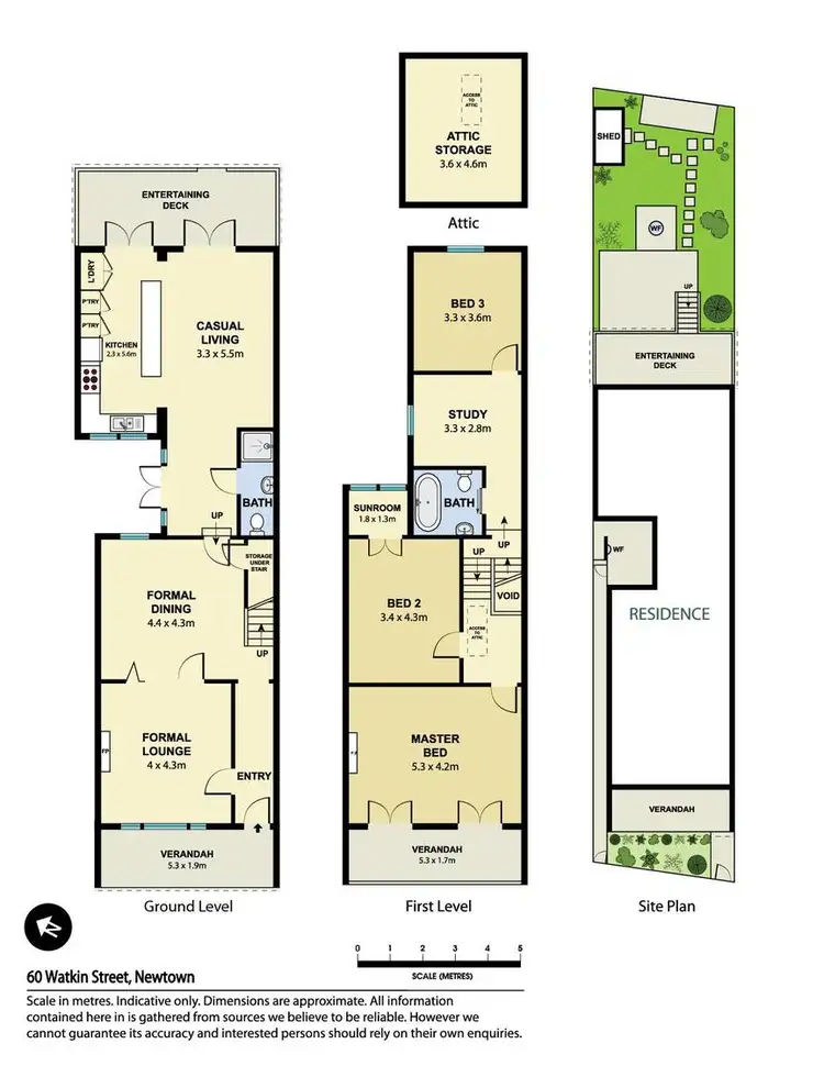 Floorplan of Homely house listing, 60 Watkin Street, Newtown NSW 2042