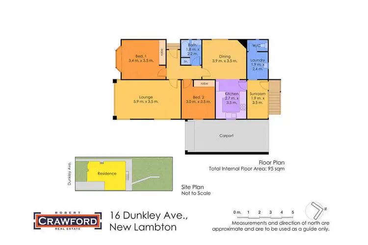Floorplan of Homely house listing, 16 Dunkley Avenue, New Lambton NSW 2305