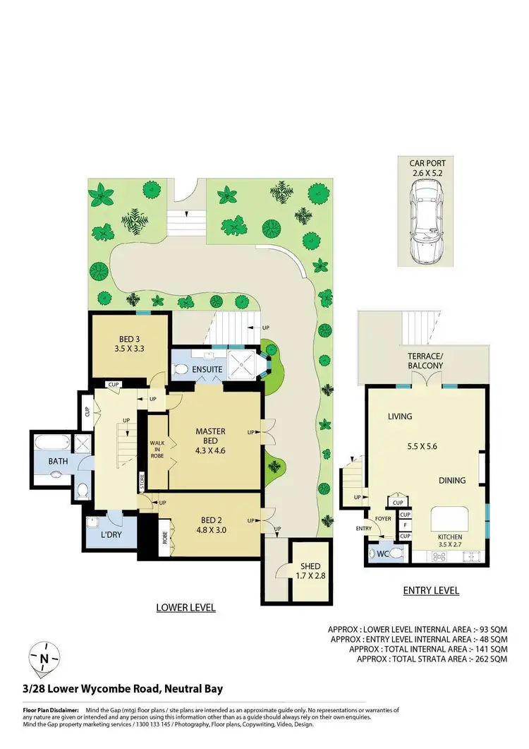 Floorplan of Homely apartment listing, 3/28 Lower Wycombe Road, Neutral Bay NSW 2089
