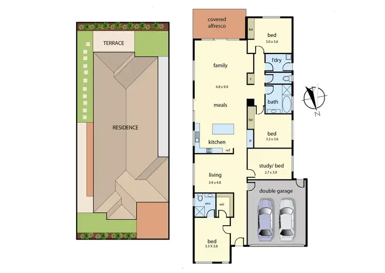 Floorplan of Homely house listing, 43 Edenbrook Circuit, Pakenham VIC 3810