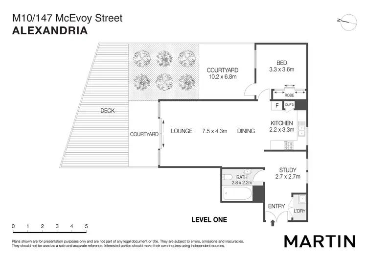 Floorplan of Homely apartment listing, M10/147 McEvoy Street, Alexandria NSW 2015