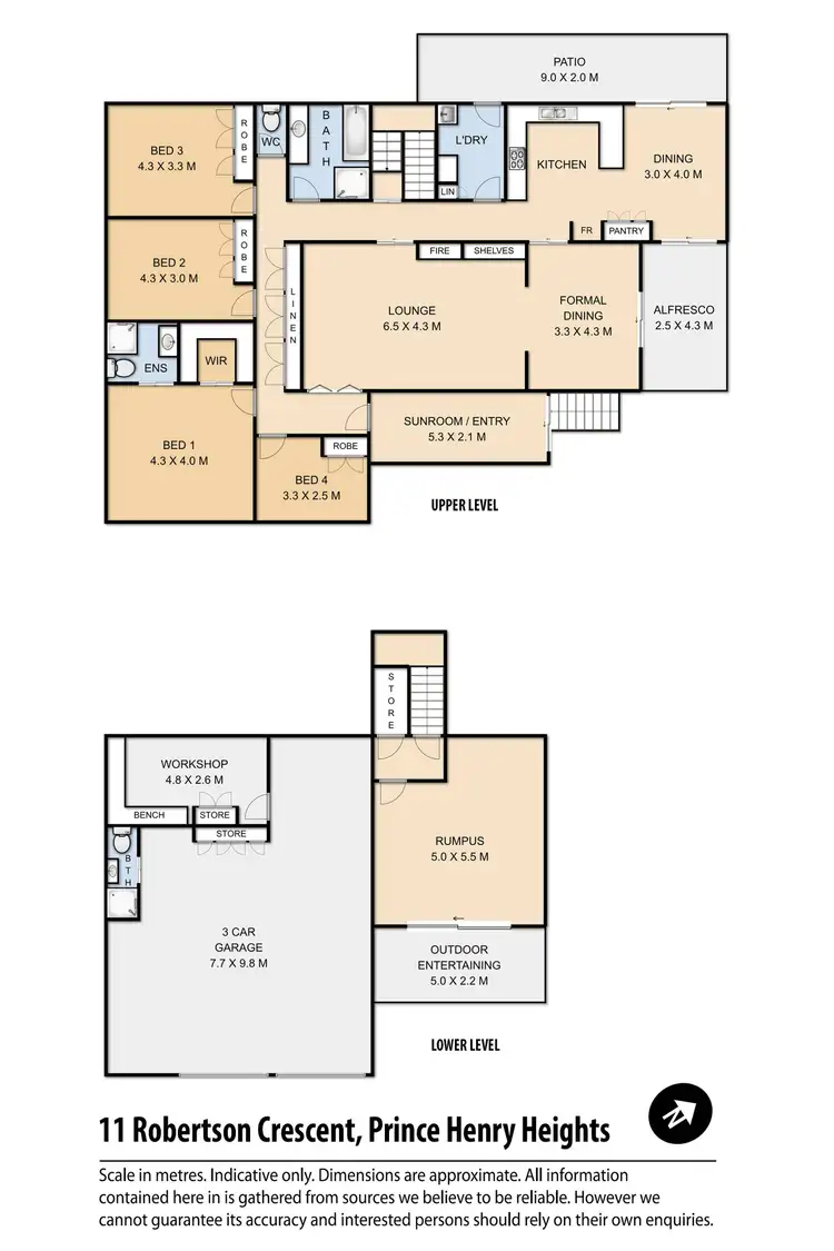Floorplan of Homely house listing, 11 Robertson Crescent, Prince Henry Heights QLD 4350