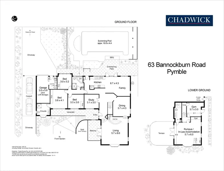 Floorplan of Homely house listing, 63 Bannockburn Road, Pymble NSW 2073