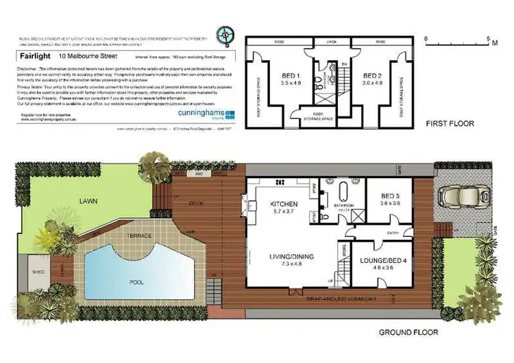 Floorplan of Homely house listing, 10 Melbourne Street, Fairlight NSW 2094