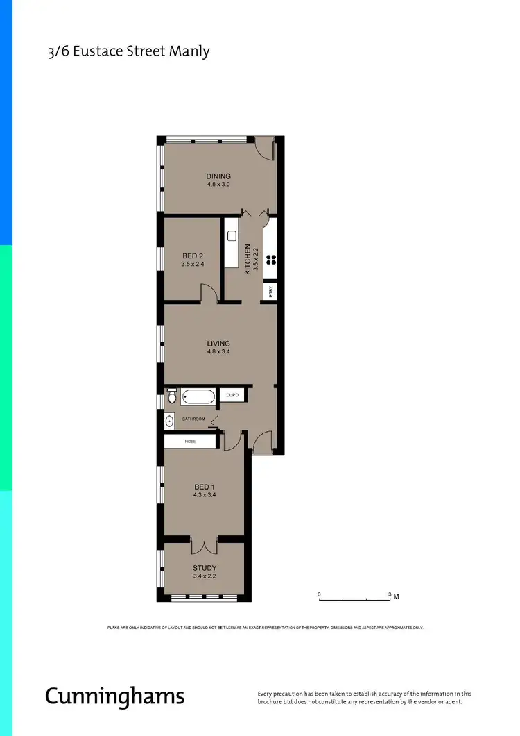 Floorplan of Homely apartment listing, 3/6 Eustace Street, Manly NSW 2095