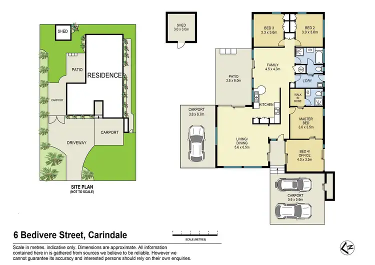 Floorplan of Homely house listing, 6 Bedivere Street, Carindale QLD 4152