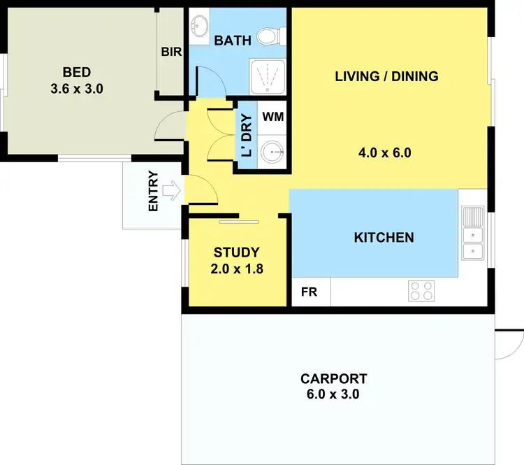 Floorplan of Homely unit listing, 3/19 Leonard Avenue, Glenroy VIC 3046