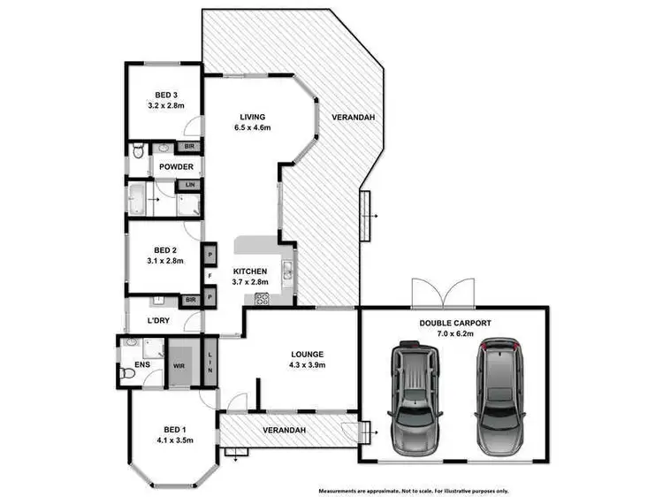Floorplan of Homely house listing, 6 Juniper Way, Baranduda VIC 3691