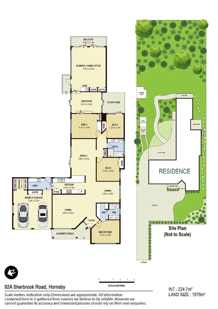 Floorplan of Homely house listing, 92A Sherbrook Road, Hornsby NSW 2077