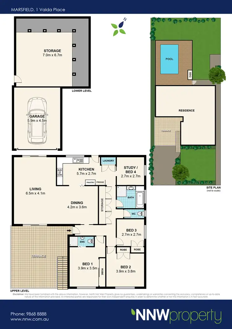 Floorplan of Homely house listing, 1 Valda Place, Marsfield NSW 2122