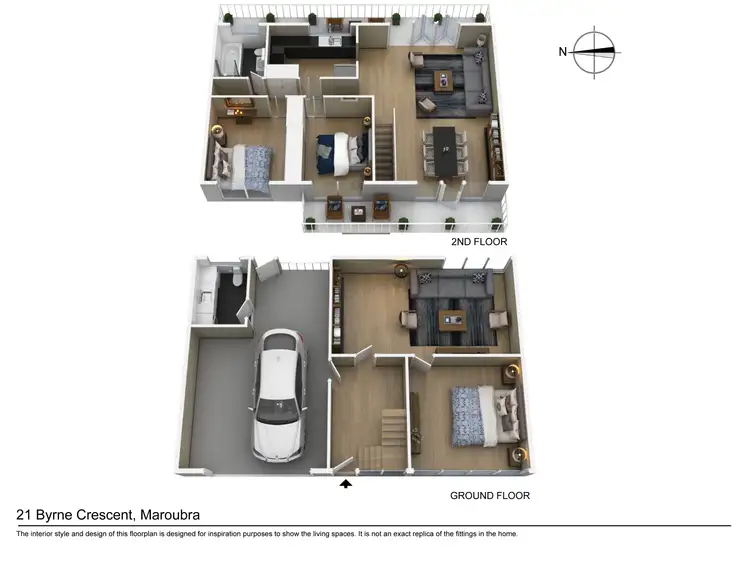 Floorplan of Homely house listing, 21 Byrne Crescent, Maroubra NSW 2035