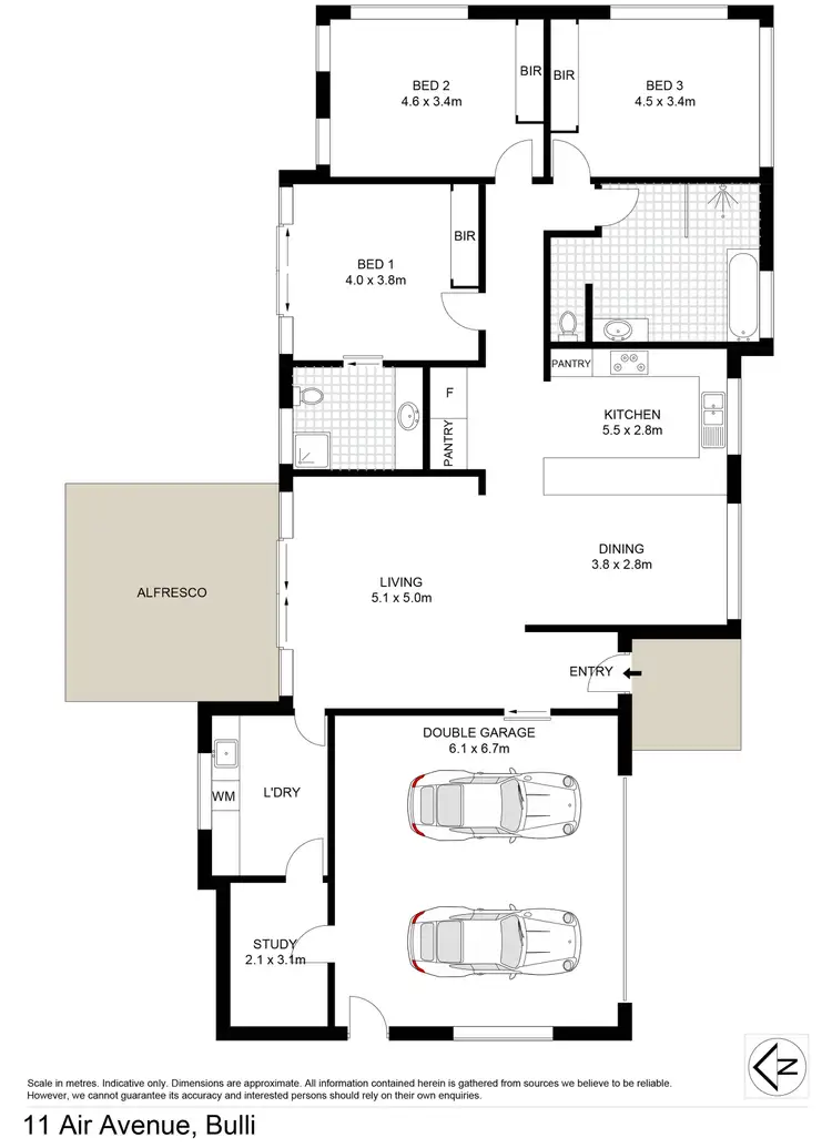 Floorplan of Homely house listing, 11 Air Avenue, Bulli NSW 2516