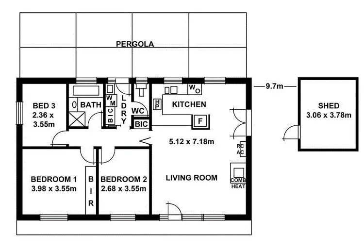 Floorplan of Homely house listing, 42 Neate Avenue, Belair SA 5052