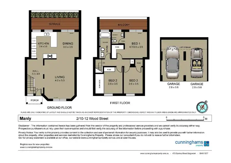 Floorplan of Homely unit listing, 2/10 Wood Street, Manly NSW 2095