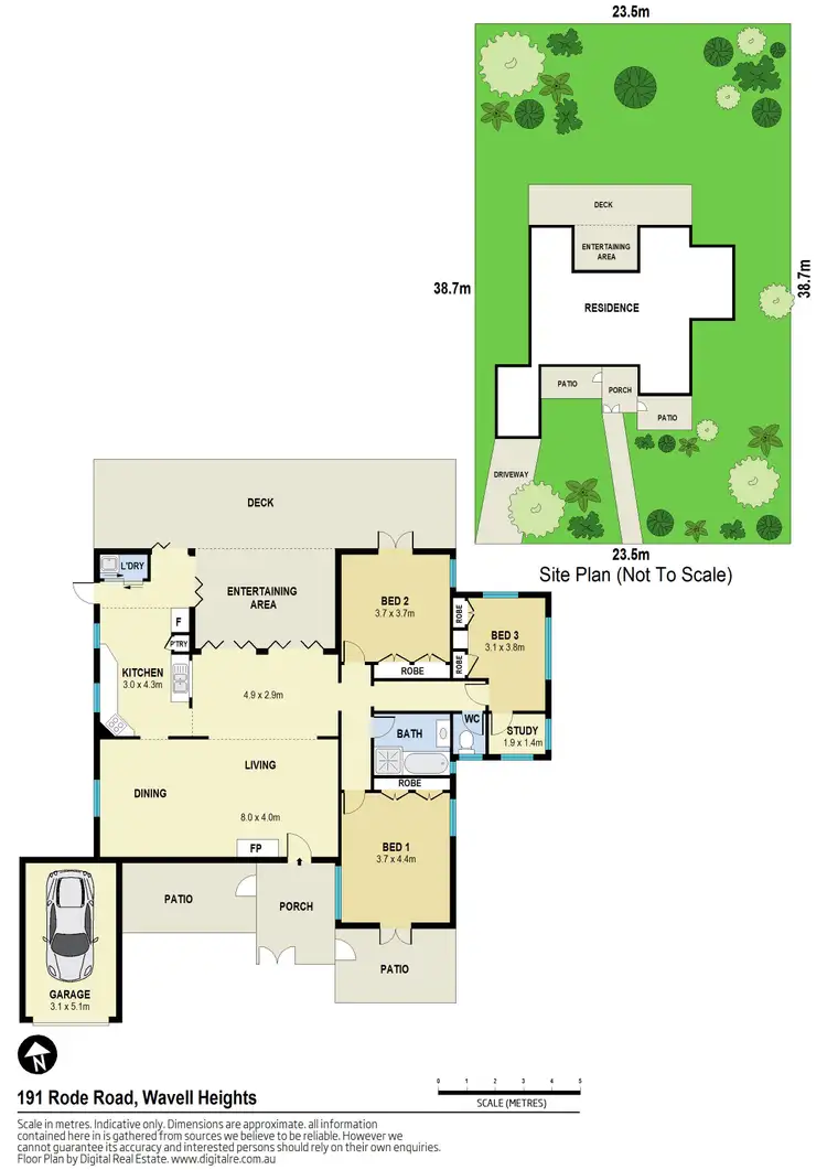 Floorplan of Homely house listing, 191 Rode Road, Wavell Heights QLD 4012