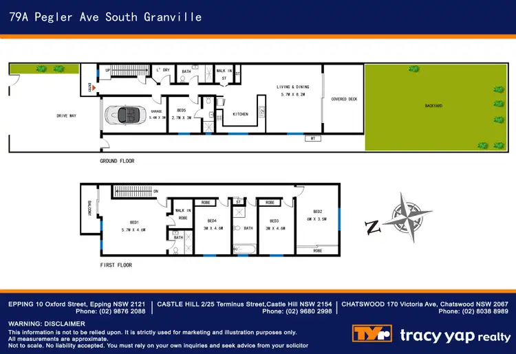 Floorplan of Homely semi-detached listing, 79a Pegler Avenue, South Granville NSW 2142