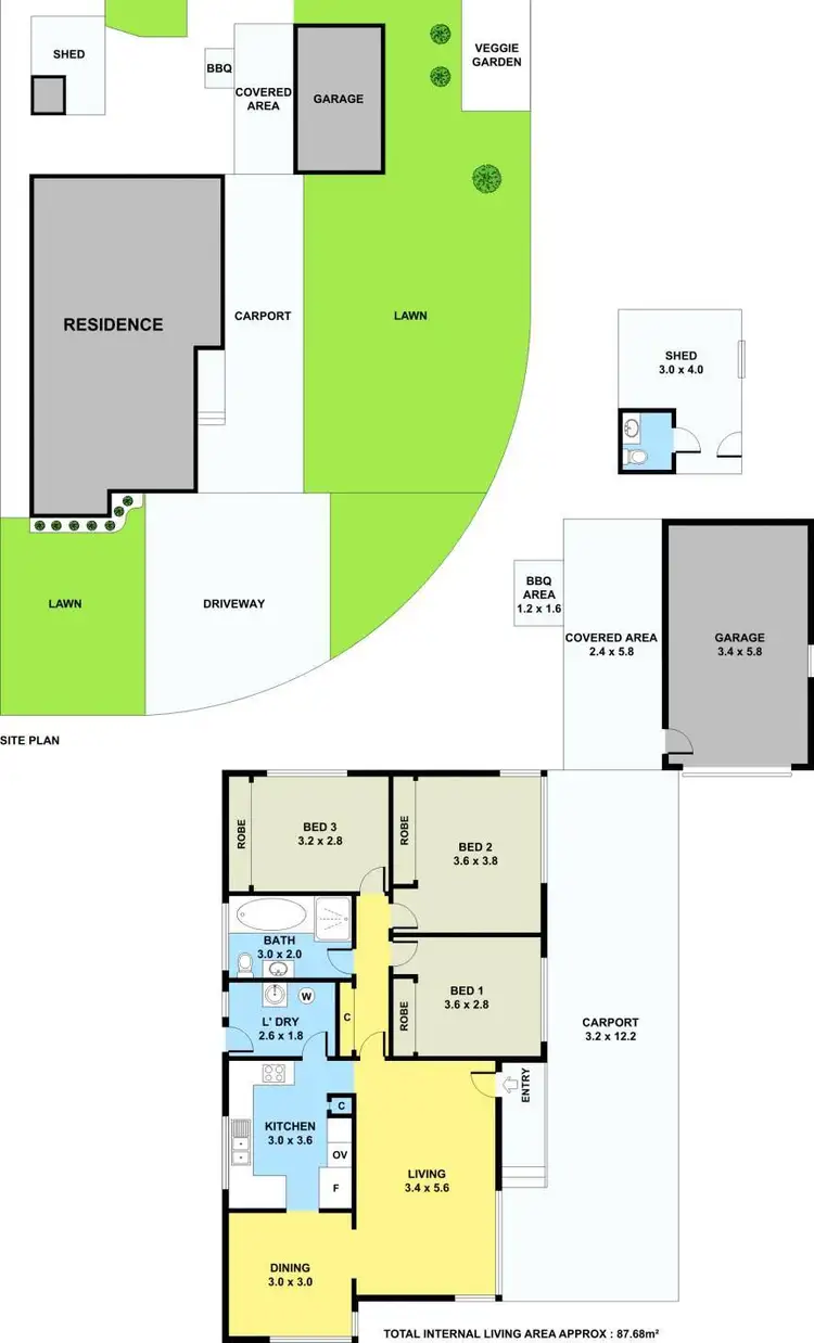 Floorplan of Homely house listing, 36 Allenby Street, Canley Heights NSW 2166