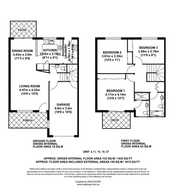 Floorplan of Homely townhouse listing, Address available on request