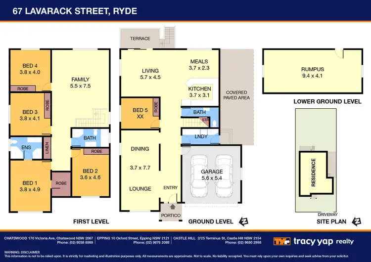 Floorplan of Homely house listing, 67 Lavarack Street, Ryde NSW 2112