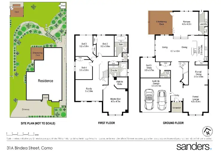 Floorplan of Homely house listing, 31a Bindea Street, Como NSW 2226
