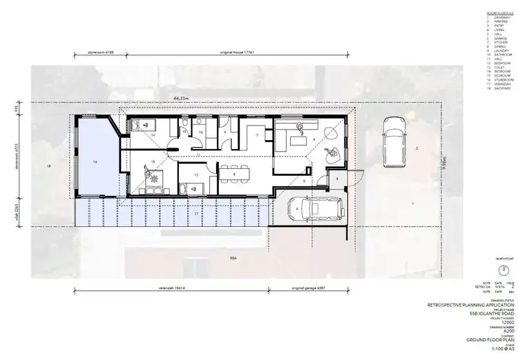 Floorplan of Homely semi-detached listing, 55B Iolanthe Street, Bassendean WA 6054