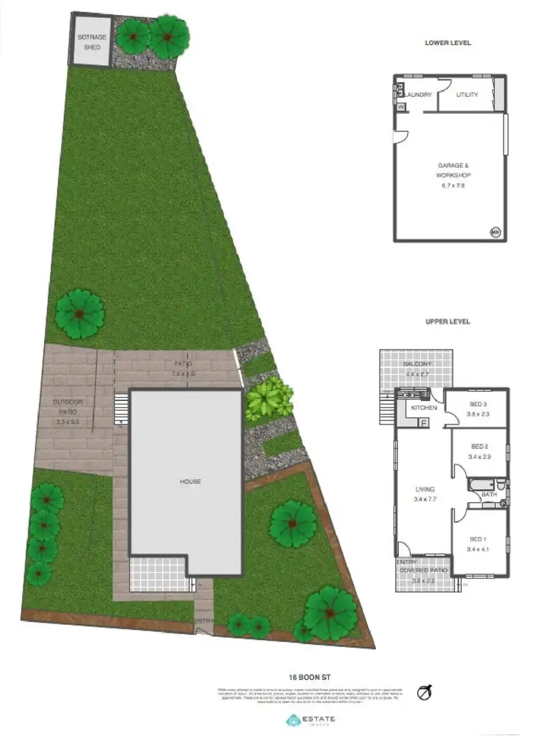 Floorplan of Homely house listing, 16 Boon Street, Ashgrove QLD 4060