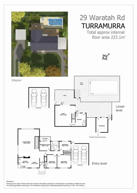 Floorplan of Homely house listing, 29 Waratah Road, Turramurra NSW 2074