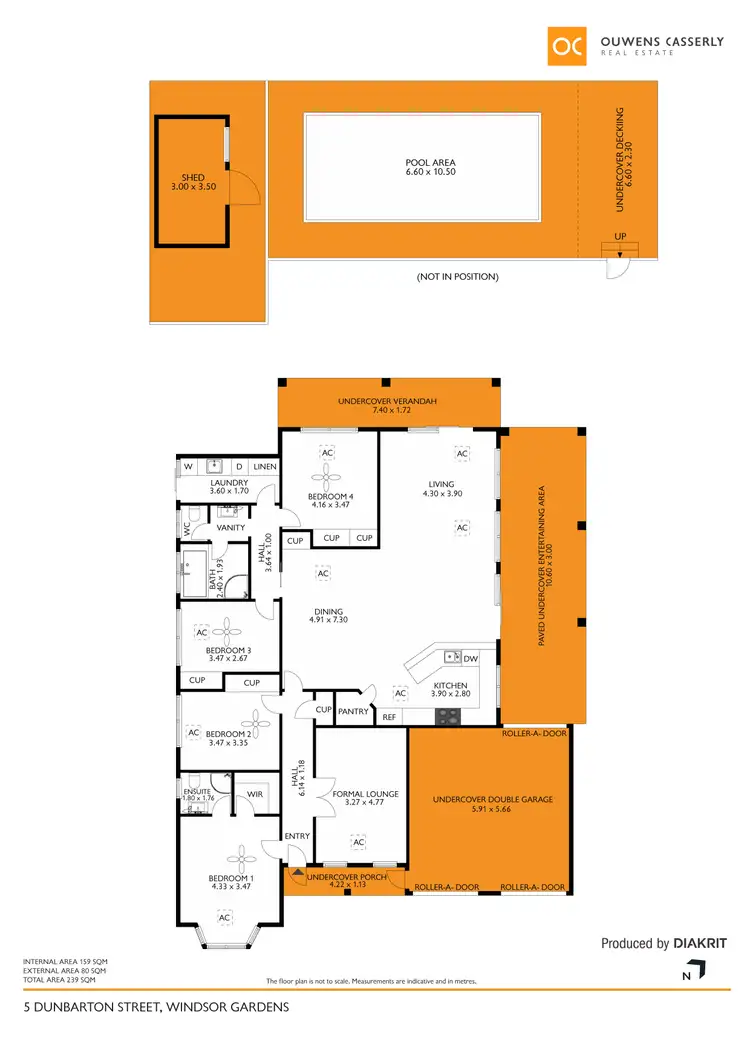 Floorplan of Homely house listing, 5 Dunbarton Street, Windsor Gardens SA 5087