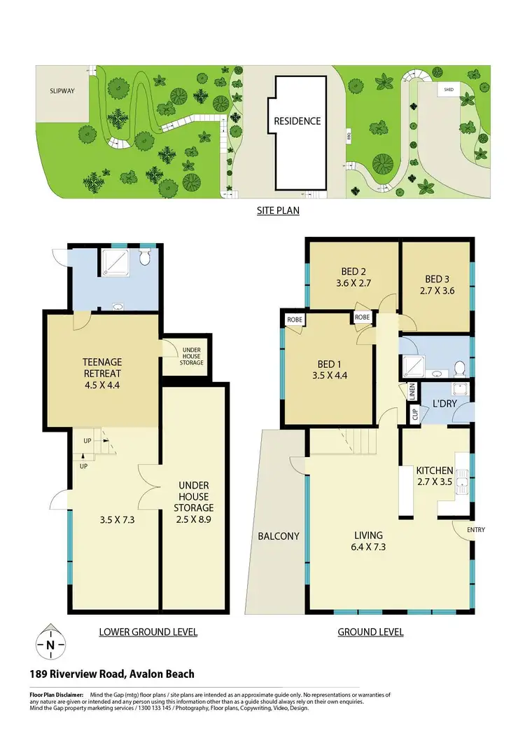 Floorplan of Homely house listing, 189 Riverview Road, Avalon Beach NSW 2107