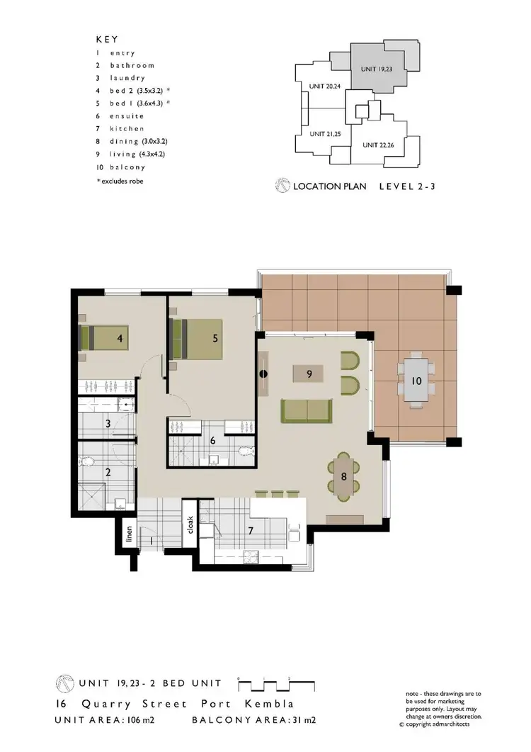 Floorplan of Homely apartment listing, 25/16 Quarry Street, Port Kembla NSW 2505