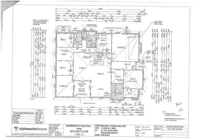 Floorplan of Homely house listing, 20 Rush Drive, Augustine Heights QLD 4300