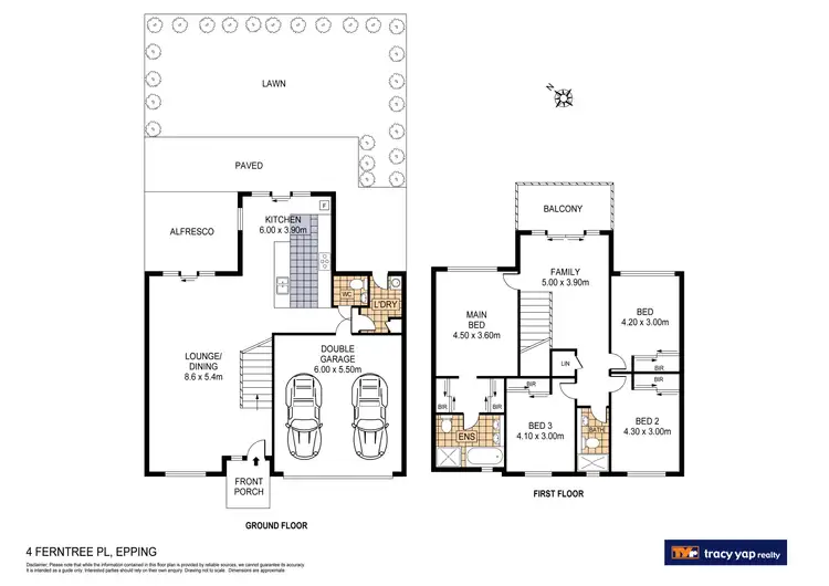 Floorplan of Homely townhouse listing, 4 Ferntree Place, Epping NSW 2121