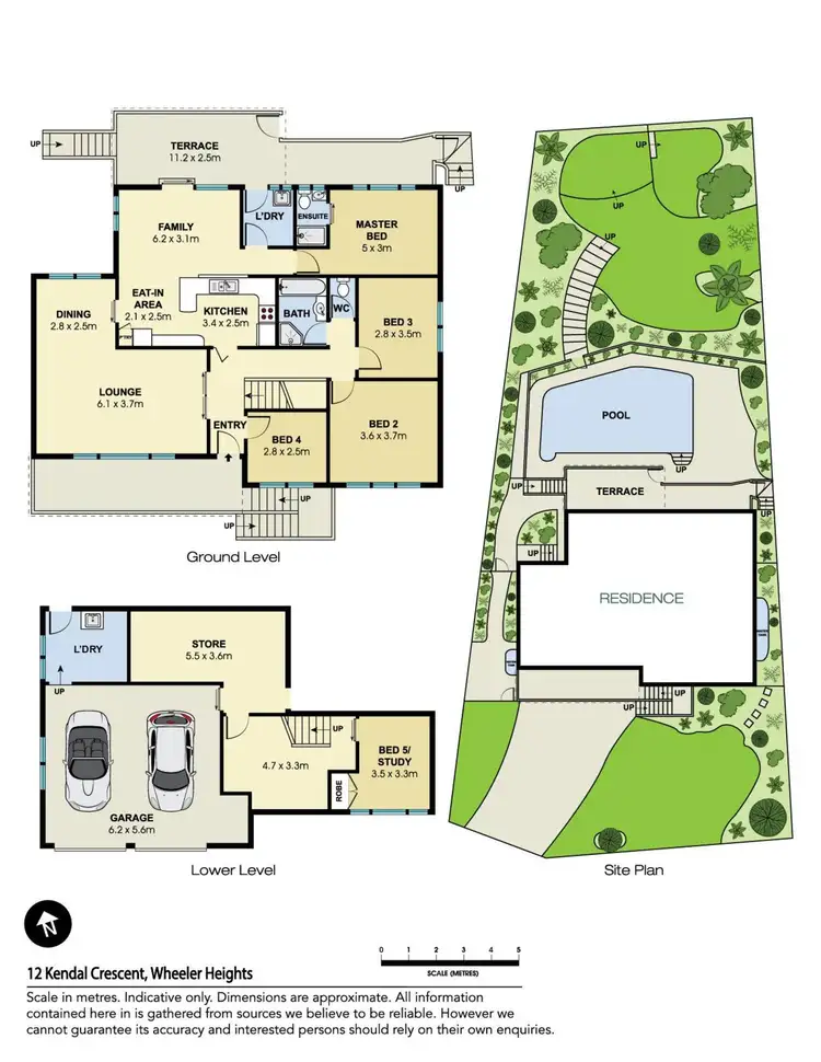 Floorplan of Homely house listing, 12 Kendal Crescent, Wheeler Heights NSW 2097