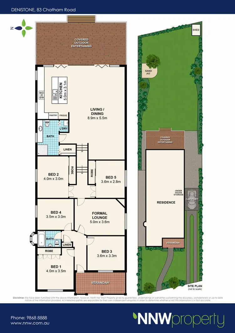Floorplan of Homely house listing, 83 Chatham Road, Denistone NSW 2114