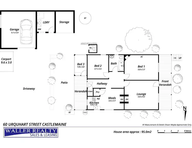 Floorplan of Homely house listing, 60 Urquhart Street, Castlemaine VIC 3450