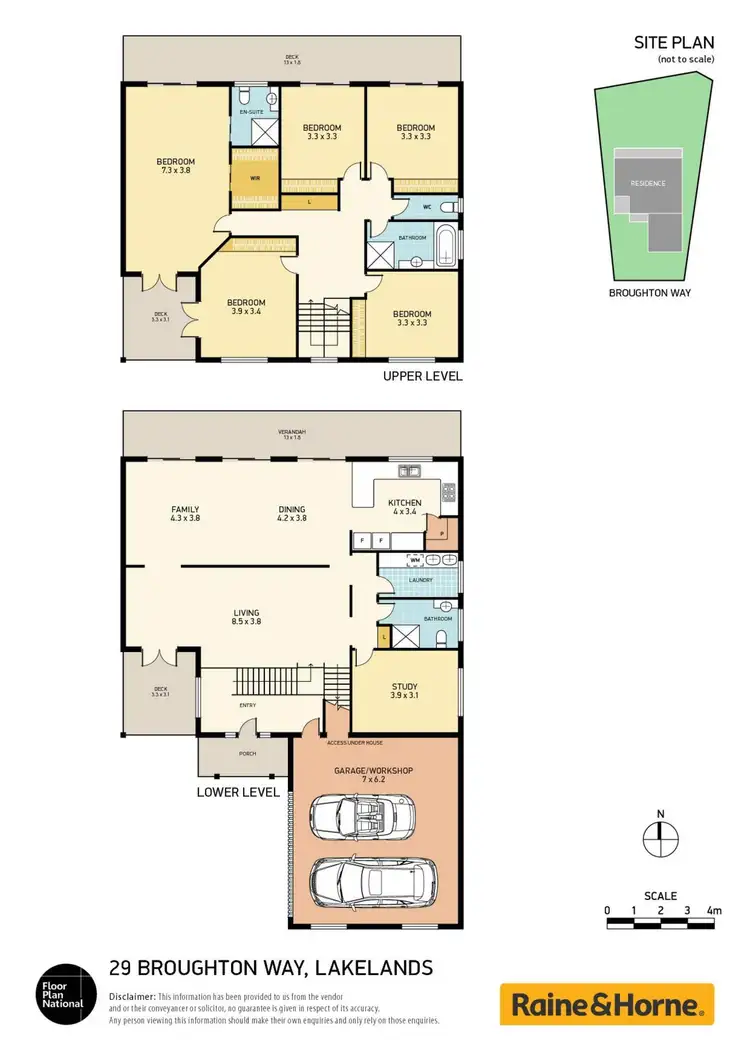 Floorplan of Homely house listing, 29 Broughton Way, Lakelands NSW 2282