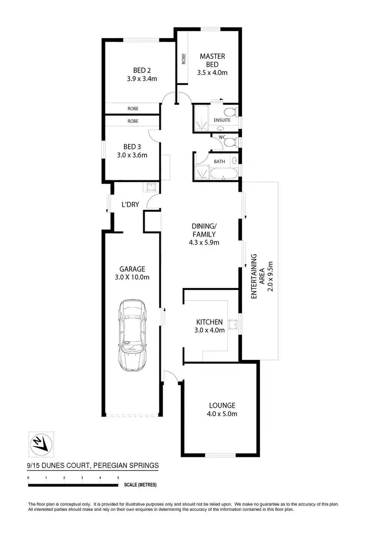 Floorplan of Homely house listing, 9/15 Dunes Court, Peregian Springs QLD 4573