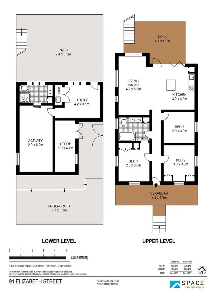 Floorplan of Homely house listing, 91 Elizabeth Street, Paddington QLD 4064