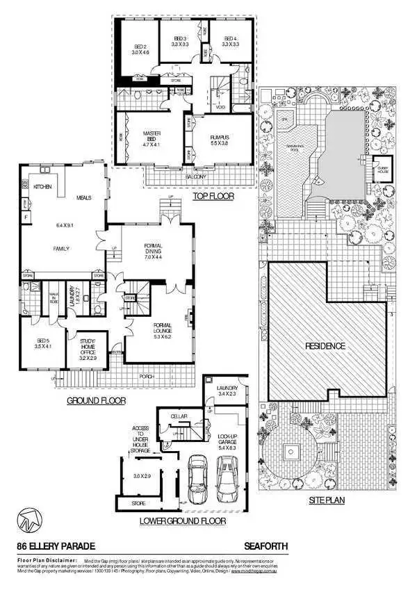 Floorplan of Homely house listing, 86 Ellery Parade, Seaforth NSW 2092