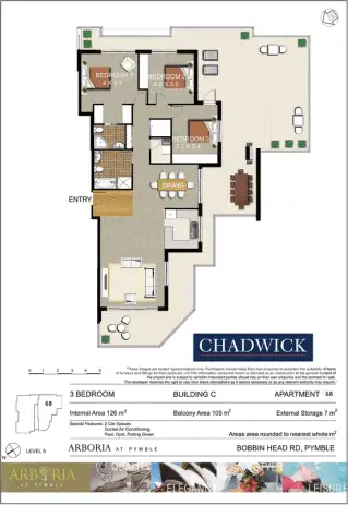 Floorplan of Homely apartment listing, 68/4-8 Bobbin Head Road, Pymble NSW 2073